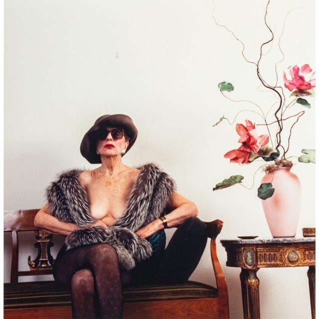 Anne Sager (American, 1930-2024), Seated Female Nude, Color Photograph, Chromogenic Print, from the "Women Over 50"...