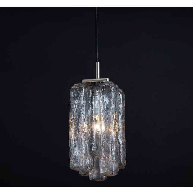 Murano Glass Granada Pendant Light by Kalmar, Austria, 1970s For Sale - Image 11 of 16