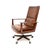 Arne Vodder Vintage Danish Leather Desk Chair attributed to Arne Vodder from Sibast, 1960 For Sale - Image 4 of 11