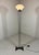 Italian Floor Lamp in Steel Tear Plate and Glass, 1980s For Sale - Image 3 of 18