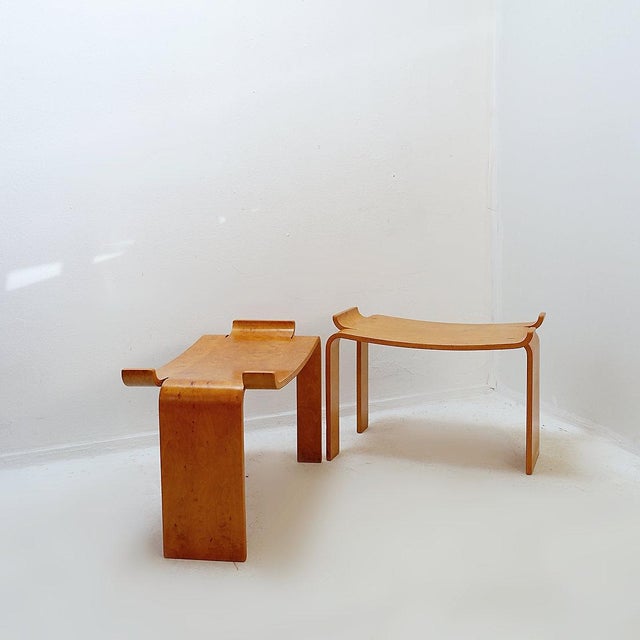 Museum Stools by Sven Kai-Larsen for Ströms Möbler, 1960s, Set of 2 For Sale - Image 9 of 16