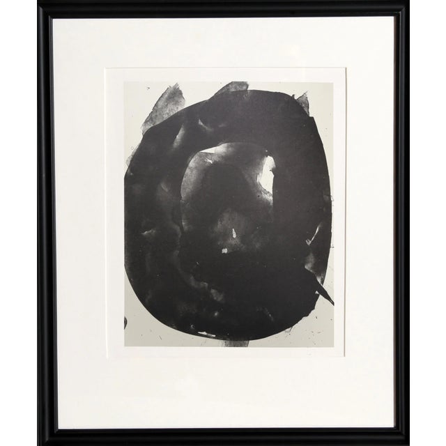 Abstract Expressionism Untitled V, Robert Motherwell Lithograph on Japon With Chine Colle For Sale - Image 3 of 3