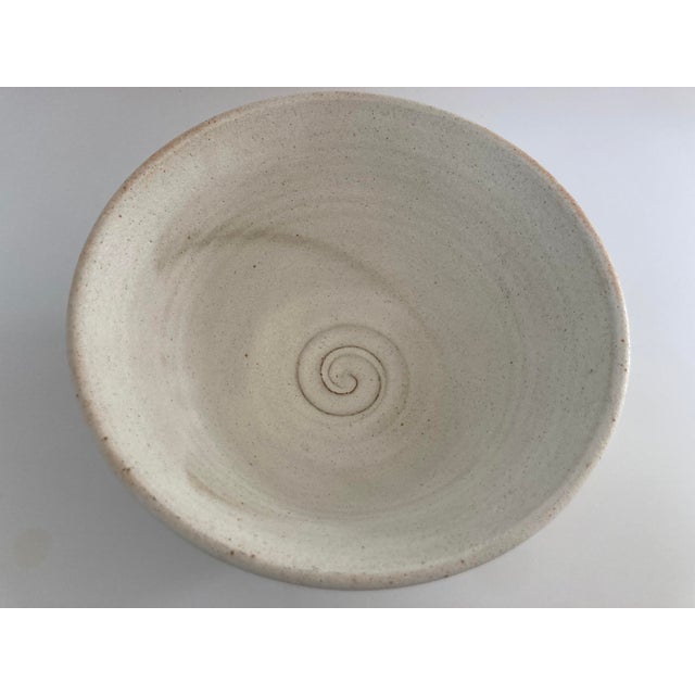 2010s Vintage Studio Pottery Bowl For Sale - Image 5 of 5