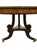 Maitland - Smith Vintage Maitland-Smith Regency Style Flame Mahogany Round Center Table With Brass Casters For Sale - Image 4 of 10