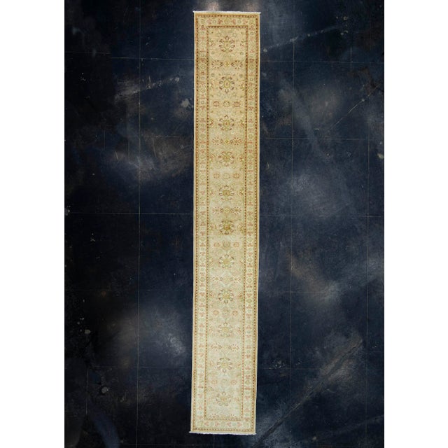 Brown Turkish Oushak Rug 2'7" x 16'4" #17002 For Sale - Image 8 of 8