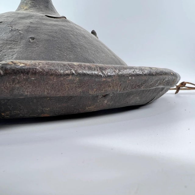 Early 20th Century Amarro Arussi Leather Shield Ethiopia For Sale - Image 9 of 11