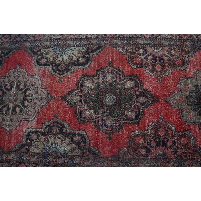 Mid 20th Century Multi-Medallion Traditional Boho Area Rug For Sale - Image 10 of 10