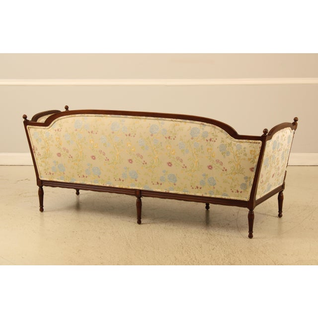 Meyer Gunther French Louis XVI Upholstered Sofa For Sale In Philadelphia - Image 6 of 17