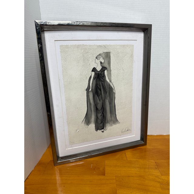 Poppy Waddilove Matted in Glass Front, Framed Art Print Trowbridge Gallery Uk Artist Signed Fashion with certificate of...