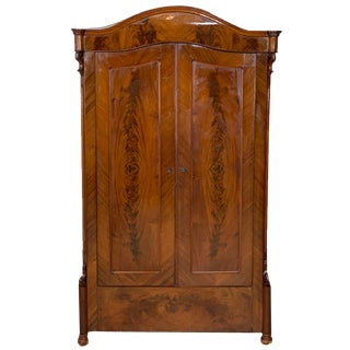Antique Wilhelminian Style Wardrobe, 1900 For Sale