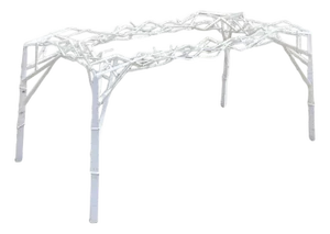 Late 20th Century Modern White Iron Branch Sculptural "Crown of Thorns" Dining Table Desk Base