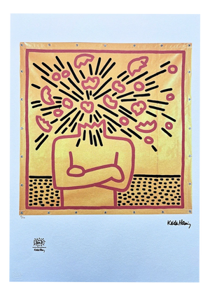 After Keith Haring, Exploding Head, Print