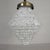 Art Deco Pendant Lamp with Hexagonal Stepped Glass Shade, 1930s For Sale - Image 6 of 18