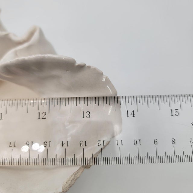White Anna Kasabian Abstract Hand Formed Art Pottery Bowl For Sale - Image 8 of 10