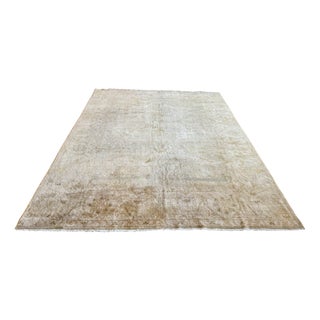 Large Vintage Afghan Handwoven Wool Rug attributed to Ziegler & Co., 1940s For Sale