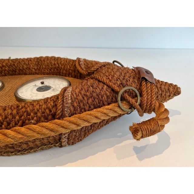 Rope Barometer. French Work by Adrien Audoux and Frida Minet. Circa 1950 For Sale - Image 10 of 12