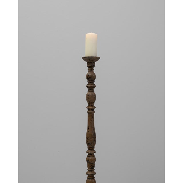 19th Century French Wooden Candlestick For Sale - Image 4 of 18