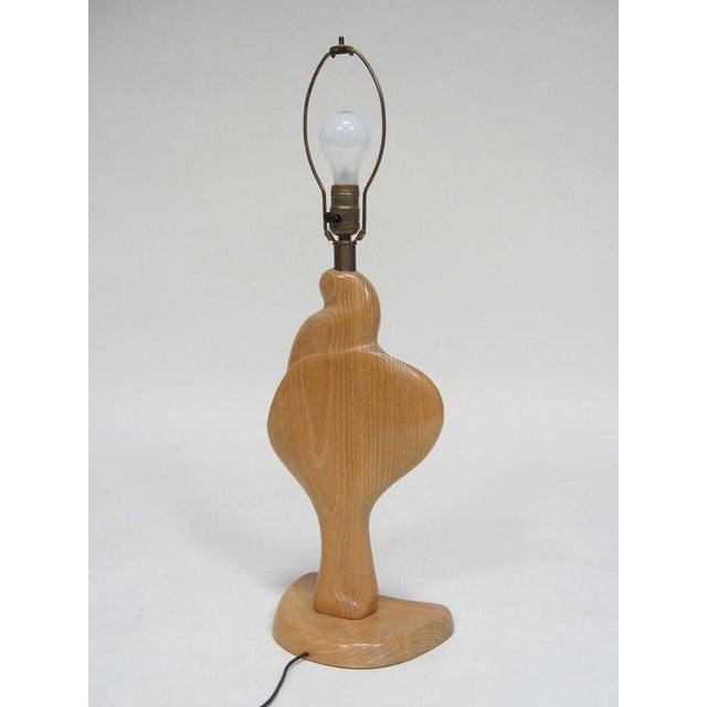 Mid 20th Century Heifetz sculptural table lamp For Sale - Image 5 of 9