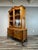 Traditional 1960s Mid Century Belgian Oak Display Cabinet For Sale - Image 3 of 11
