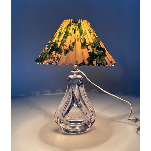 Sculptural Mouth-Blown Crystal Art Glass Table Lamp from Vannes Le Chatel, France, 1960s For Sale - Image 17 of 17