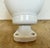 1960s Vintage White Porcelain Wall Light with Milk Glass, 1960s For Sale - Image 5 of 12