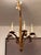 Paul Ferrante Antique Dutch Metal Leaf Iris Chandelier For Sale - Image 10 of 12