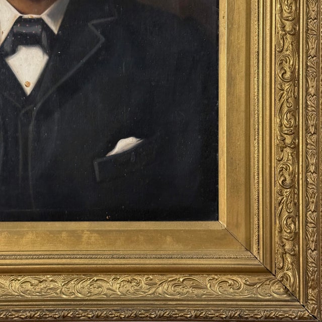 Antique Victorian British School Portrait of a Bearded Man (Framed) For Sale - Image 4 of 11