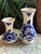 1980s Vintage Pair of Petite Delft Vases For Sale - Image 5 of 5