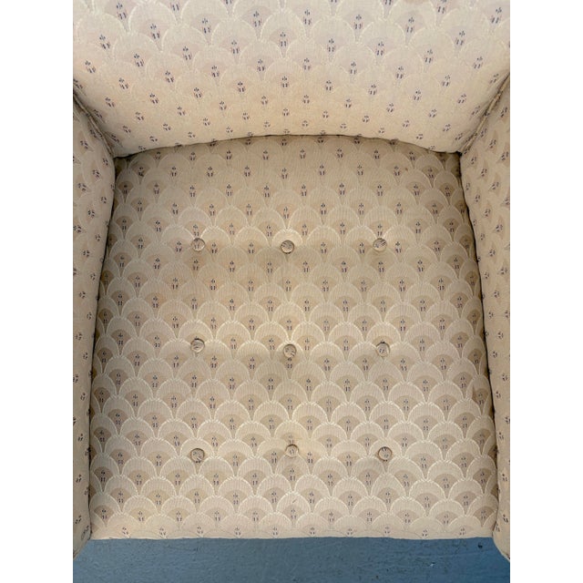 Antique White Pair of Vintage Scandinavian Tufted Armchairs For Sale - Image 8 of 11