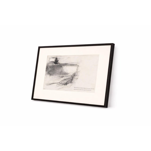 Mid 20th Century Wyeth Study Pair — Hillside Waterfall Study & Landscape Composition — Plates 41–42 For Sale - Image 11 of 12