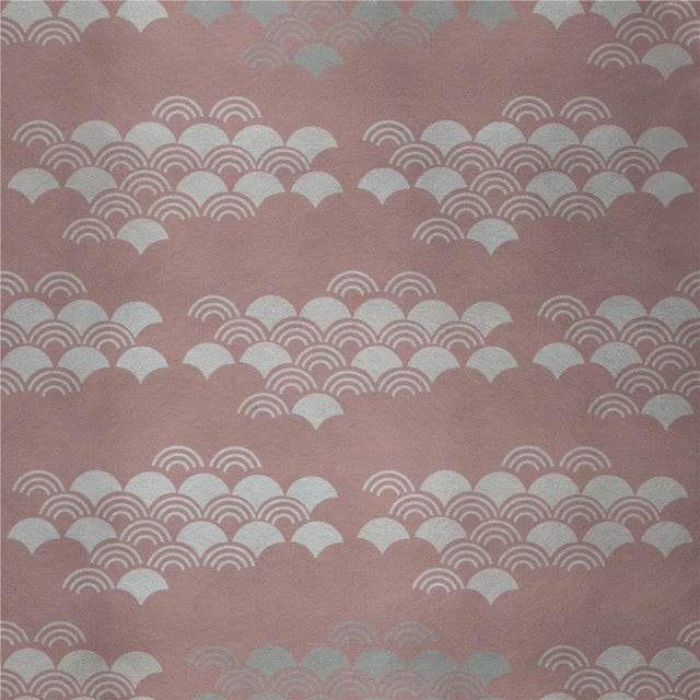 Contemporary Japanese 2 Fabric Wall Covering by Chiara Mennini for Midsummer-Milano For Sale - Image 3 of 3