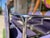 1970's Italian dining set, featuring sleek chrome metal frame, with thick, smoked glass top. Includes 8 matching chairs...