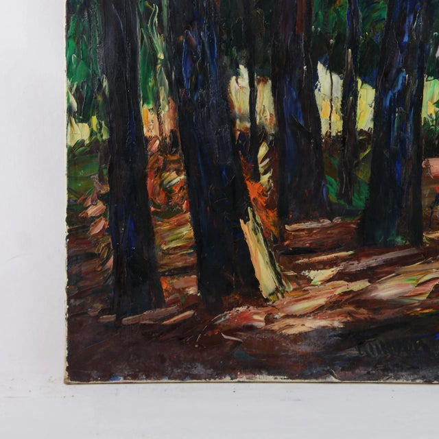 Impressionist Oil Painting Woods Maurice Vagh-Weinmann (Hungary, 1897-1978) For Sale - Image 4 of 8