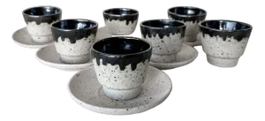 Vintage Eva Bod Ceramic Set, Set of 13