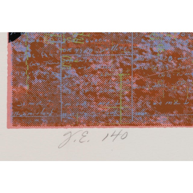 Contemporary Judith Lipnik Perlow Bridgework Series 2005 Signed Serigraph in Colors on Paper For Sale - Image 3 of 5