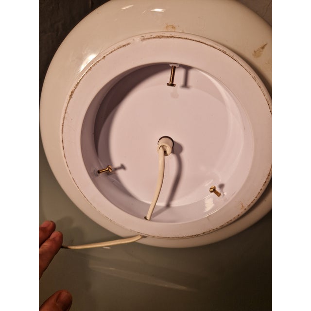 Murao Table Lamp in Thick Glass with Cuts Paying Homage to Lucio Fontana, 1970s For Sale - Image 10 of 11