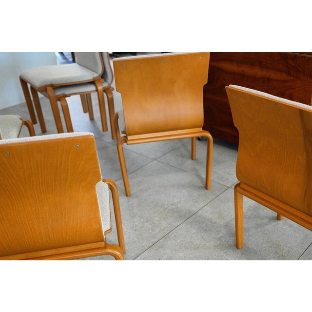 1970s Sanders Int. Stacking MCM Dining Chairs 22 Available For Sale In Phoenix - Image 6 of 12