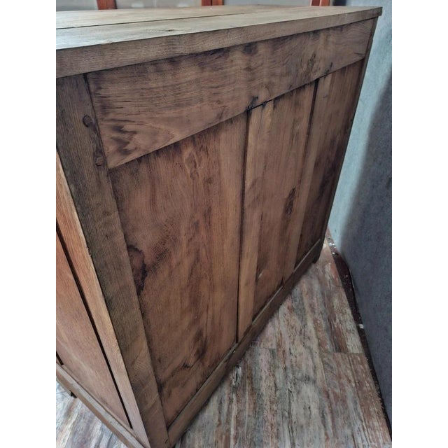 Antique Brown Wooden Sideboard For Sale - Image 6 of 10