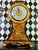 1980s Castilian Imports Oversized Italian Florentine Style Hand-Painted Mantel Clock For Sale - Image 5 of 18