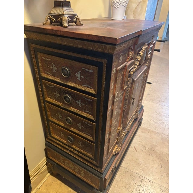 Hand Painted European Cabinet For Sale - Image 15 of 18