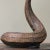 Vintage Folk Art Hand Carved Wood Cobra Snake For Sale In Philadelphia - Image 6 of 11