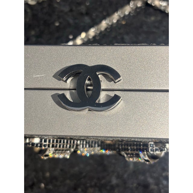 Gemstone Chanel Pewter Swarovski Crossed Pistols--Limited Edition Paris-Dallas Runway For Sale - Image 7 of 12