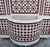 2020s Large 2 Color Beige and Burgundy Moroccan Mosaic Tile Fountain For Sale - Image 5 of 6