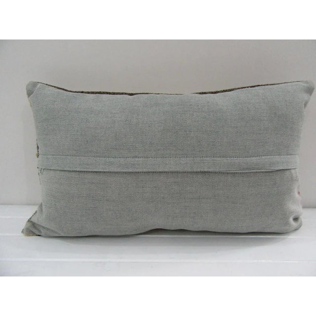 Contemporary Handmade Turkish Kilim Pillow Cover For Sale - Image 3 of 4