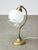 Mid-Century Italian Table Lamp in Brass and Etched Glass For Sale - Image 12 of 12