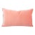 Kate Spade Calmative in Persimmon Velvet Lumbar Pillow Cover For Sale