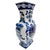 1980s 1980s Chinese Blue & White Vase With Pomegranate Handles For Sale - Image 5 of 7