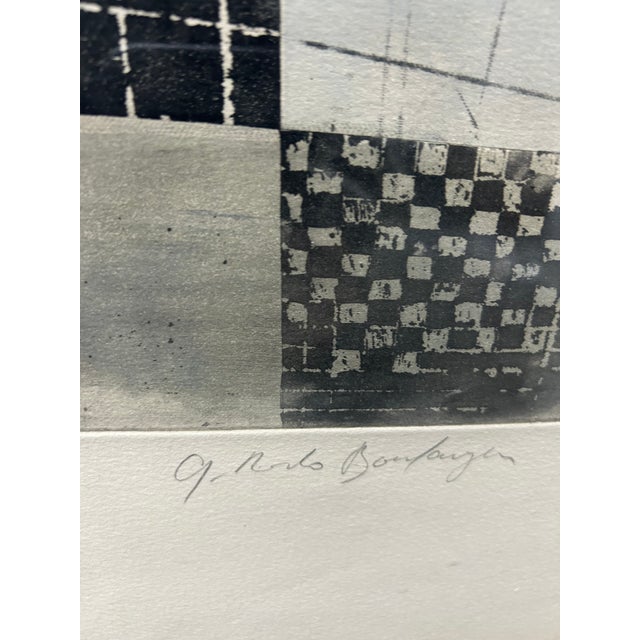 Boulanger 1980s Modern Art Lithograph by Graciela For Sale - Image 4 of 4