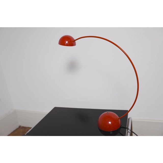 Red Vintage Italian Desk Lamp, 1980s For Sale - Image 8 of 18