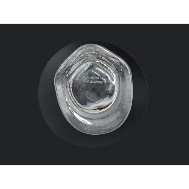 Contemporary Crystal Highball Glasses by Fabio Frontini for Arnolfo Di Cambio, 1970s, Set of 6 For Sale - Image 3 of 10